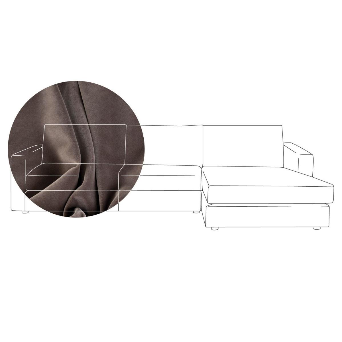 Heal's Nimbus II 4 Seater RHF Corner Sofa Melton Wool Red Oxide Black Feet - Heal's UK Furniture – image 37
