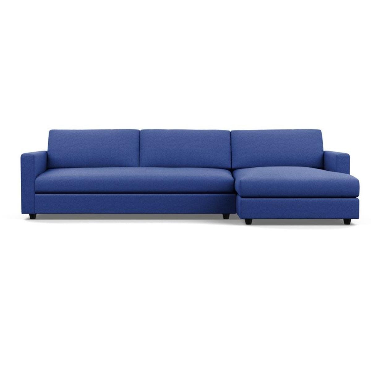Heal's Nimbus II 4 Seater RHF Corner Sofa Melton Wool Red Oxide Black Feet - Heal's UK Furniture – image 43