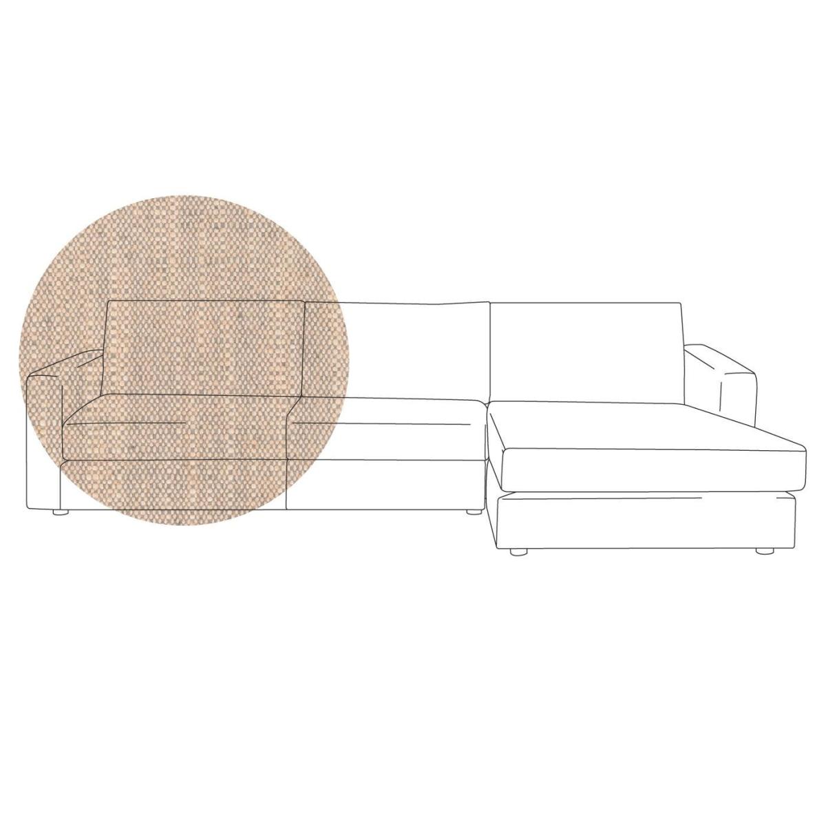 Heal's Nimbus II 4 Seater RHF Corner Sofa Melton Wool Red Oxide Black Feet - Heal's UK Furniture – image 48