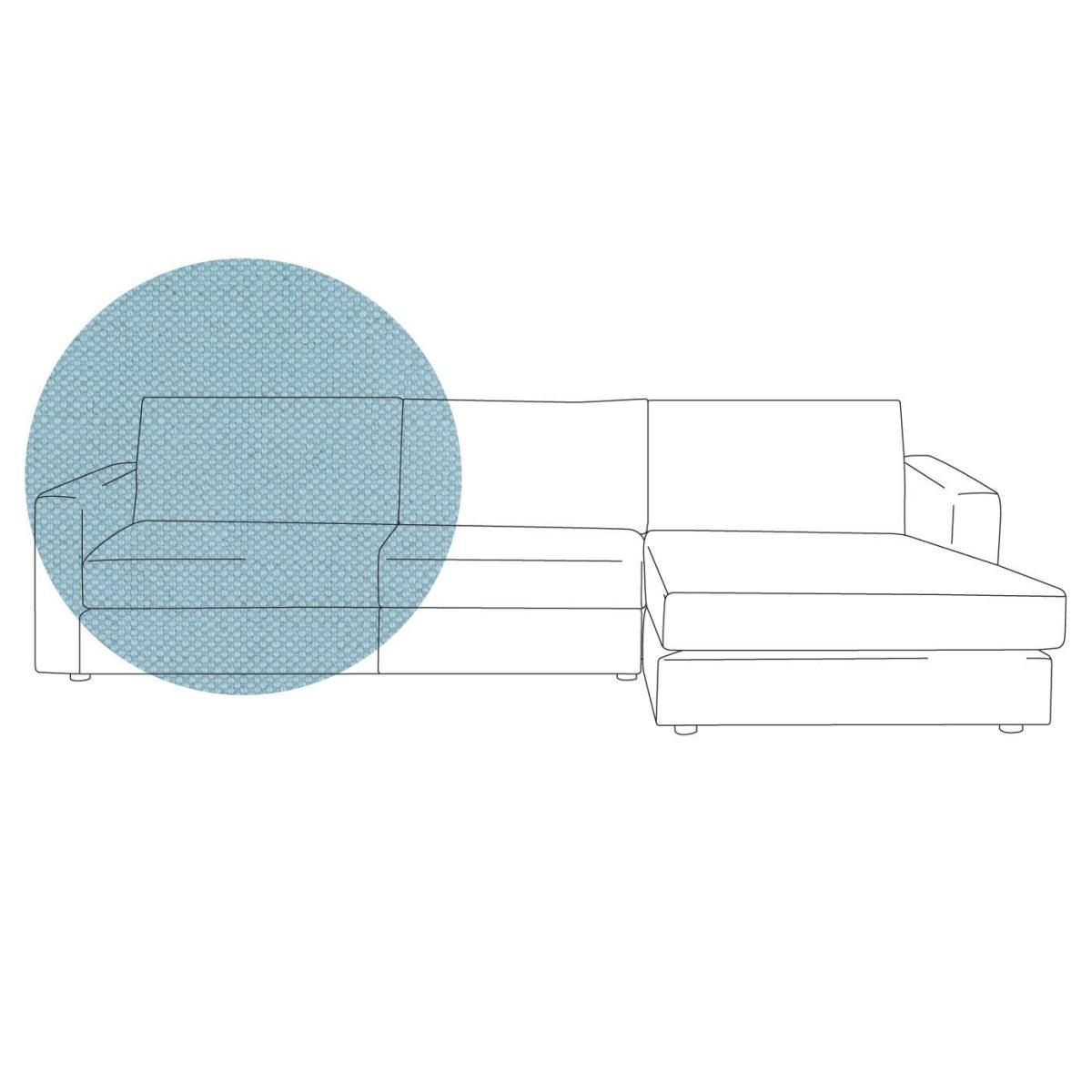 Heal's Nimbus II 4 Seater RHF Corner Sofa Melton Wool Red Oxide Black Feet - Heal's UK Furniture – image 7