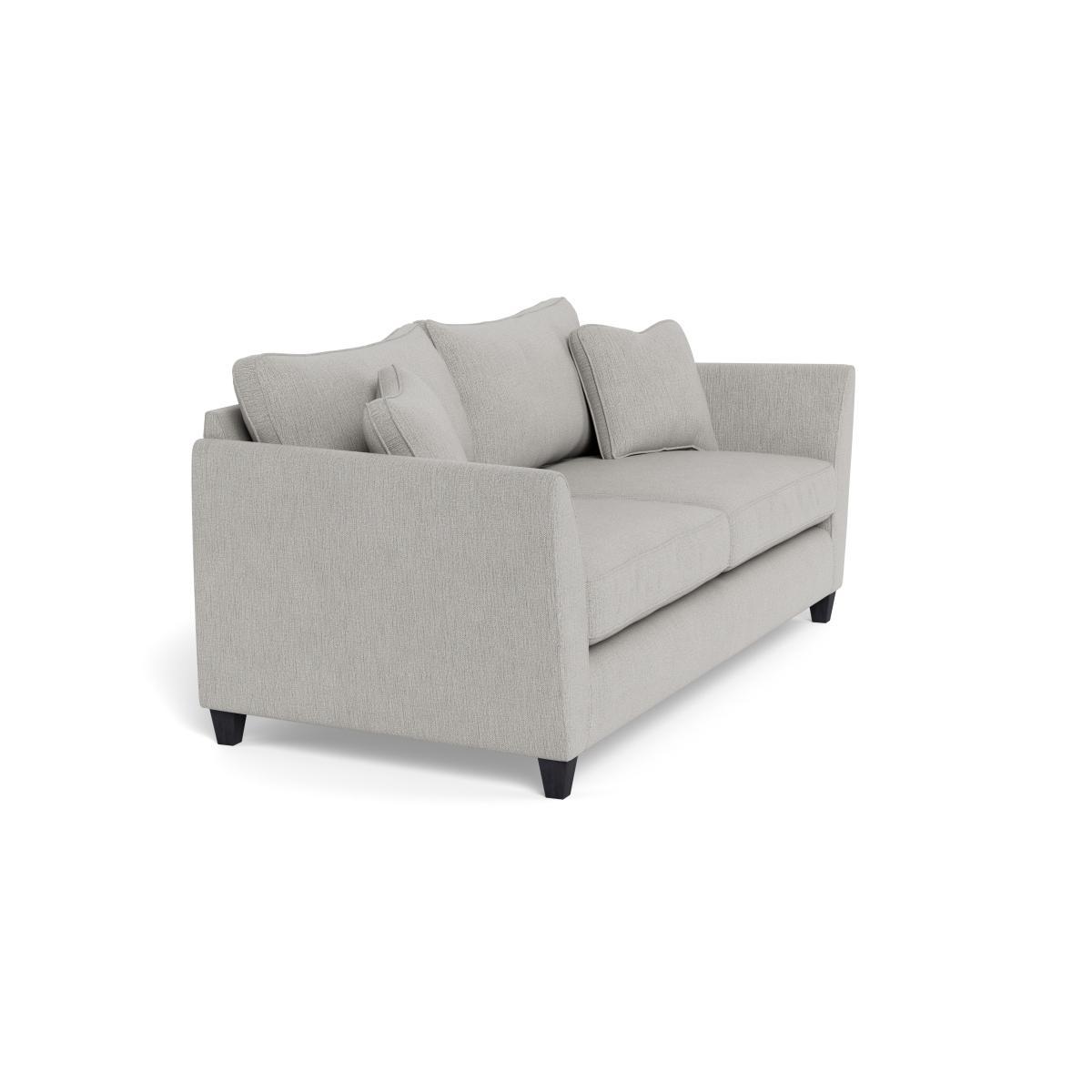 Heal's Torino 4 Seater Sofa Smart Linen Mix Silver Natural Ash - Heal's UK Furniture – image 2