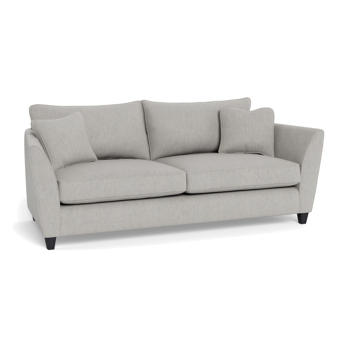 Heal's Torino 4 Seater Sofa Smart Linen Mix Silver Natural Ash - Heal's UK Furniture – image 1