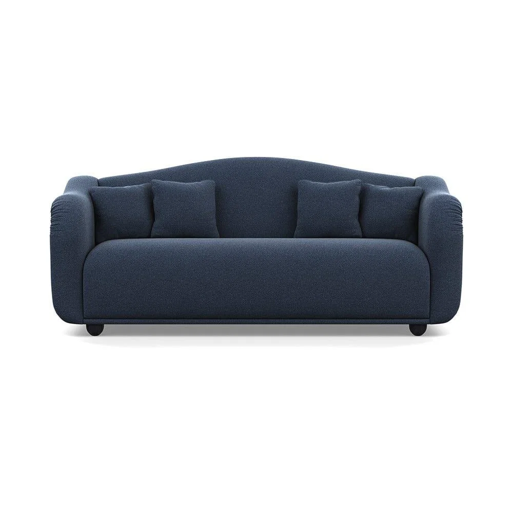 Heal's Tetbury 4 Seater Sofa Boucle Indigo Black Beech Feet – image 2