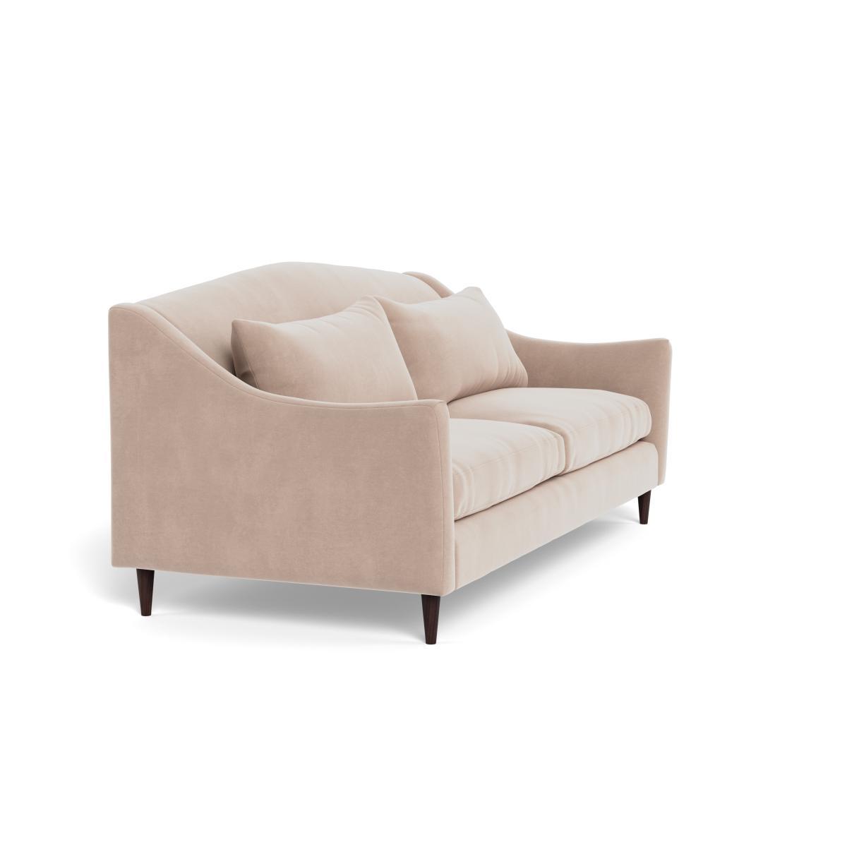 Heal's Somerset 4 Seater Sofa Smart Velvet Pebble Natural Ash - Heal's UK Furniture – image 2