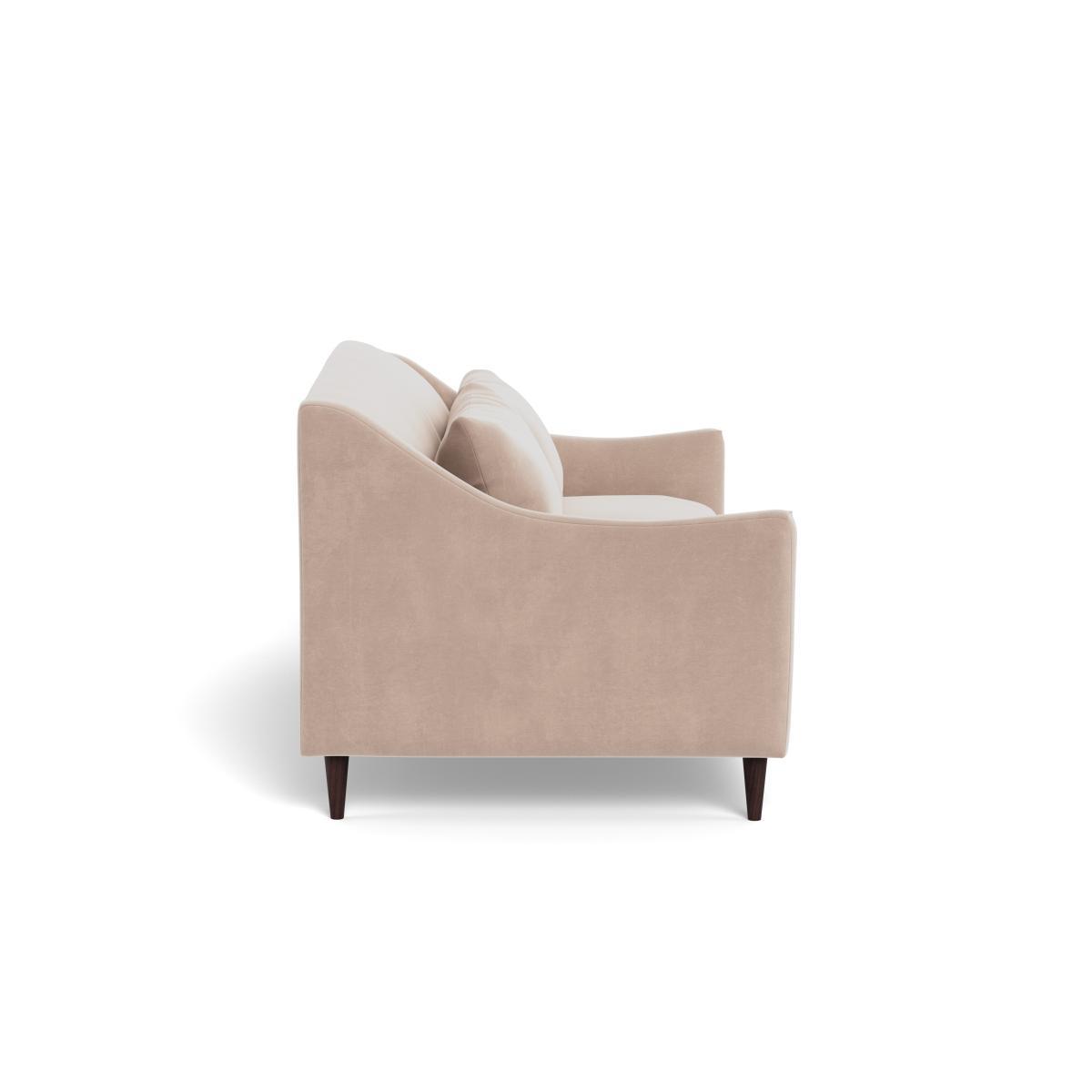Heal's Somerset 4 Seater Sofa Smart Velvet Pebble Natural Ash - Heal's UK Furniture – image 3
