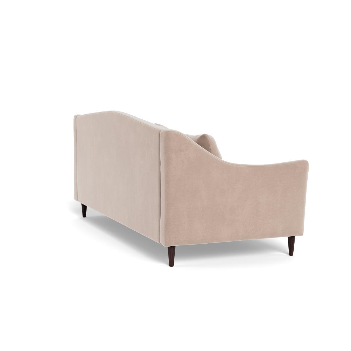 Heal's Somerset 4 Seater Sofa Smart Velvet Pebble Natural Ash - Heal's UK Furniture – image 4