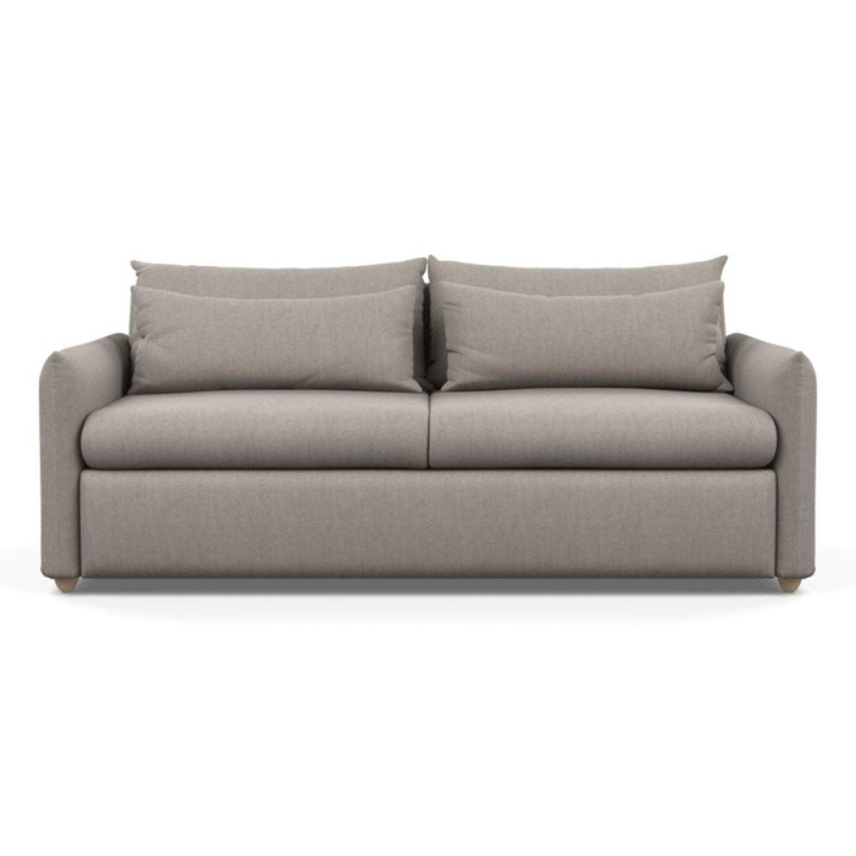 Heal's Pillow 4 Seater Sofa Velvet Teal Natural Feet - Heal's UK Furniture – image 31