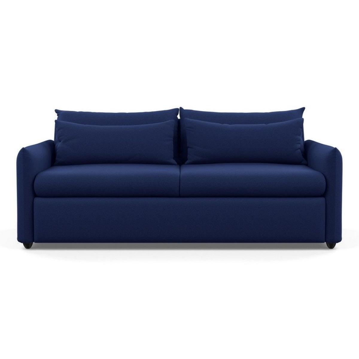 Heal's Pillow 4 Seater Sofa Velvet Teal Natural Feet - Heal's UK Furniture – image 35