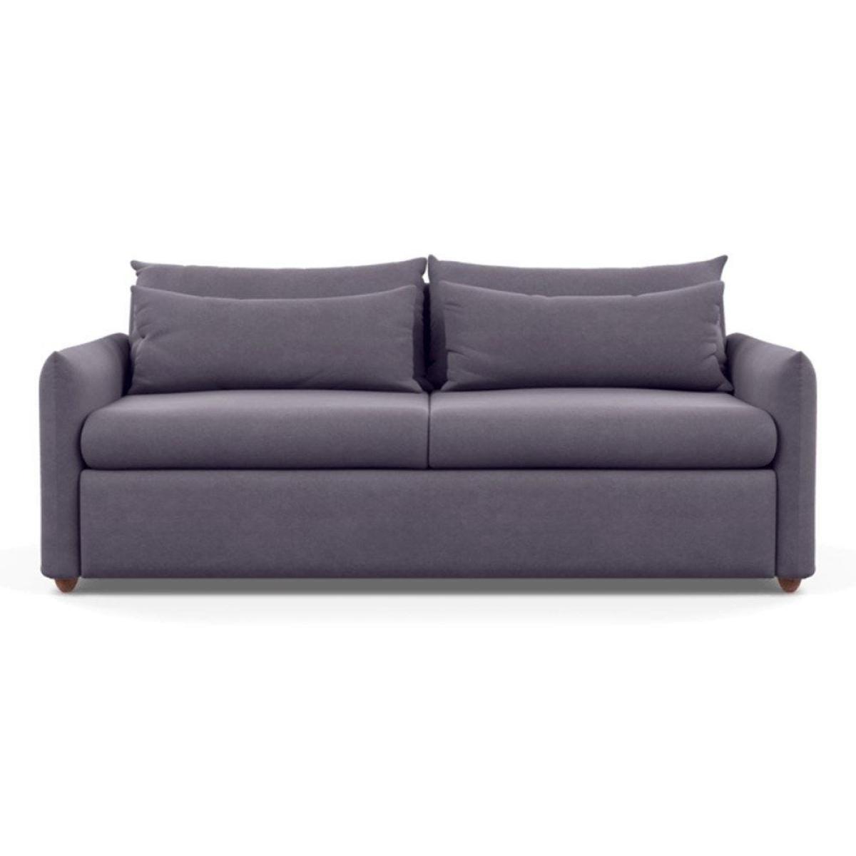 Heal's Pillow 4 Seater Sofa Velvet Teal Natural Feet - Heal's UK Furniture – image 49
