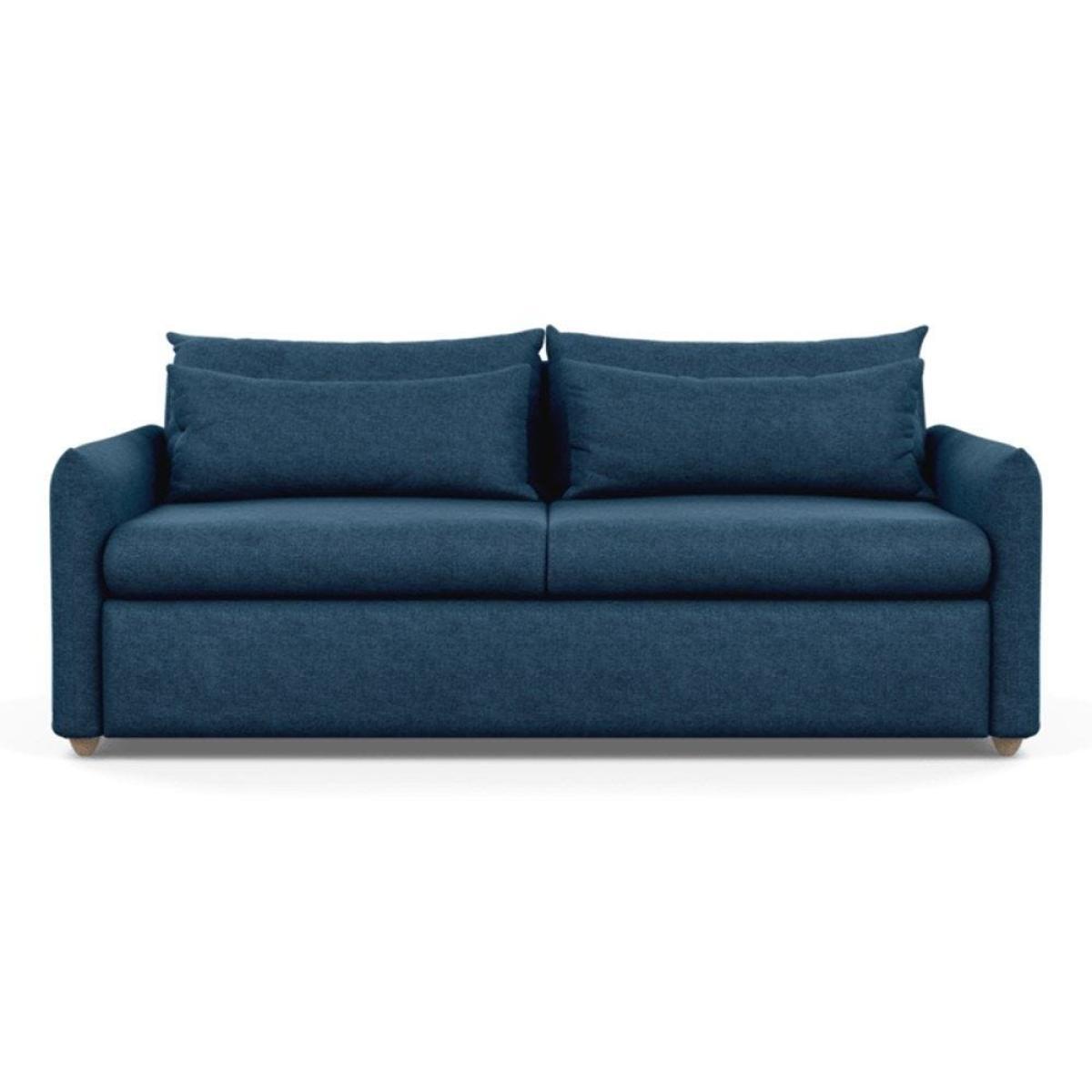 Heal's Pillow 4 Seater Sofa Velvet Teal Natural Feet - Heal's UK Furniture – image 54
