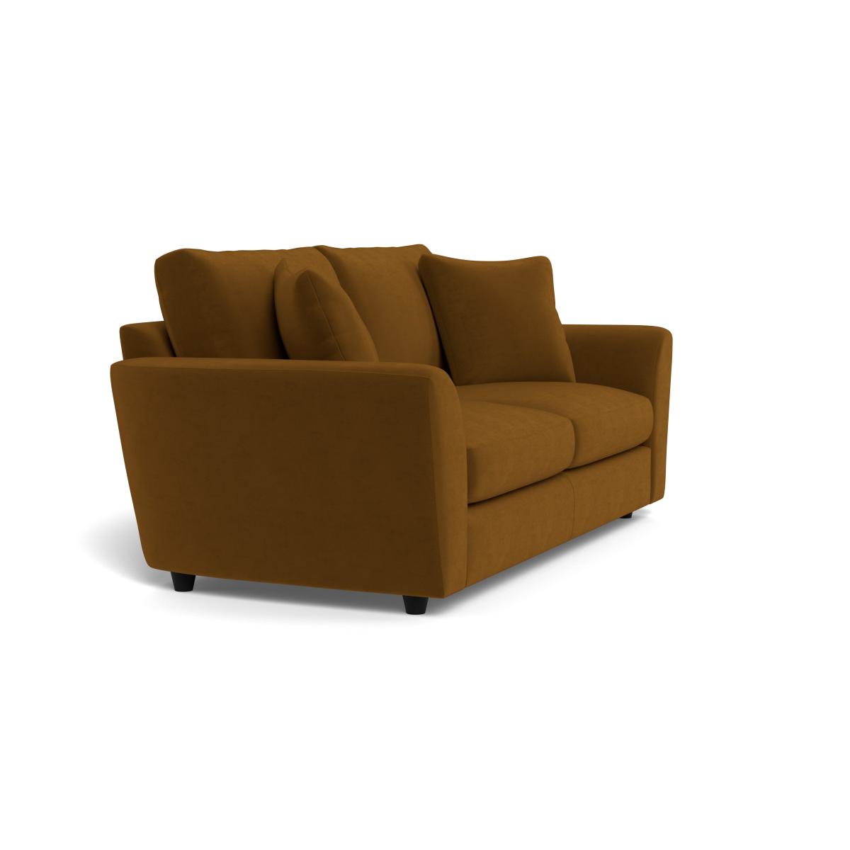 Heal's Snooze 4 Seater Sofa Smart Velvet Mouse Black Feet – image 2