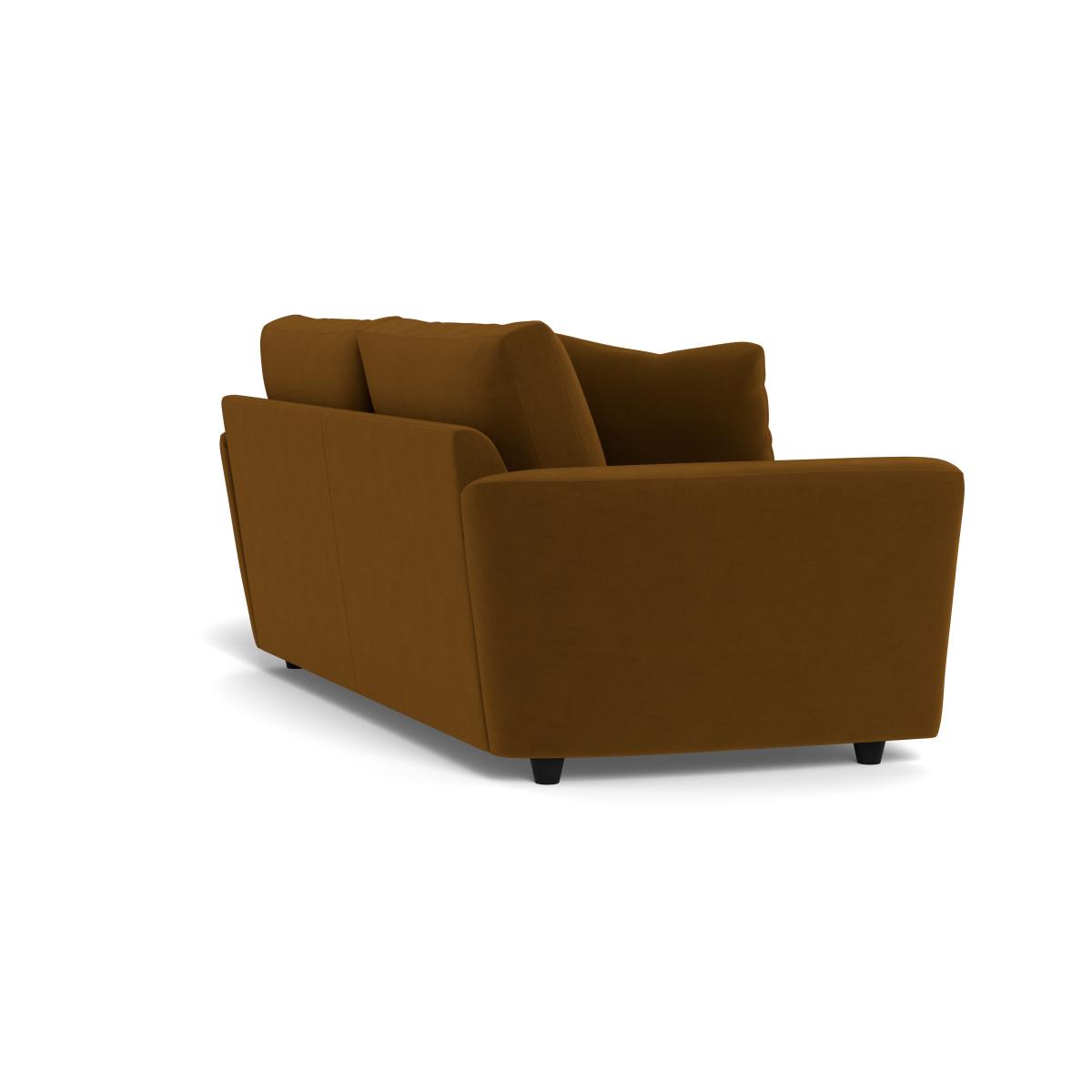 Heal's Snooze 4 Seater Sofa Smart Velvet Mouse Black Feet – image 4