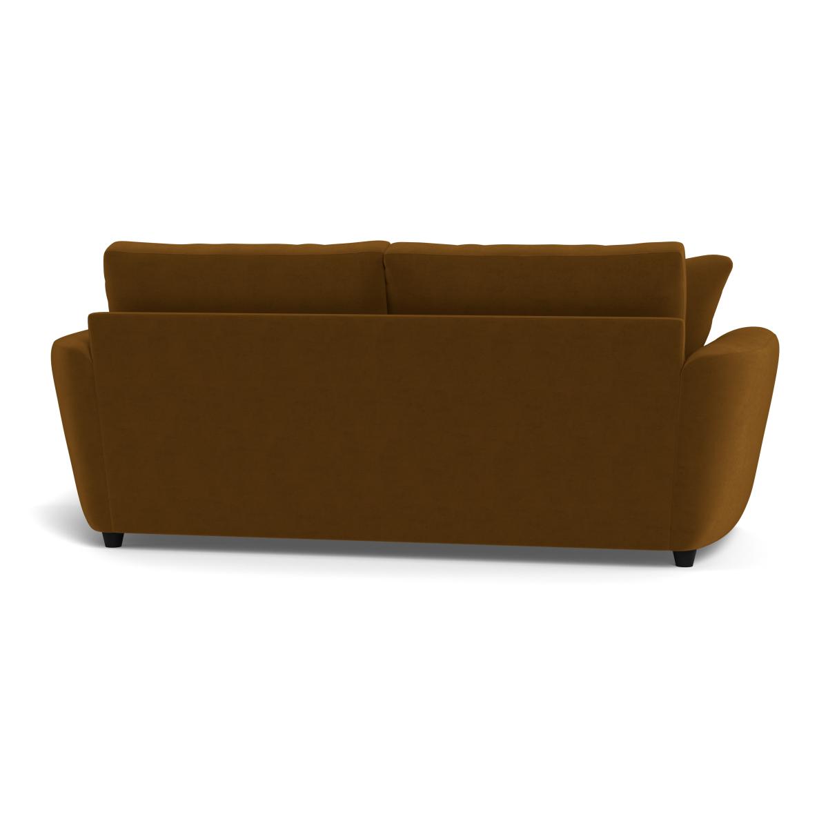 Heal's Snooze 4 Seater Sofa Smart Velvet Mouse Black Feet – image 5