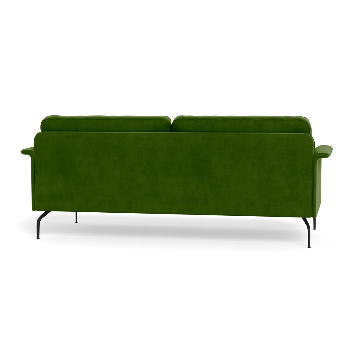 Heal's Iver 4 Seater Sofa Smart Luxe Velvet Grass Black Feet – image 6