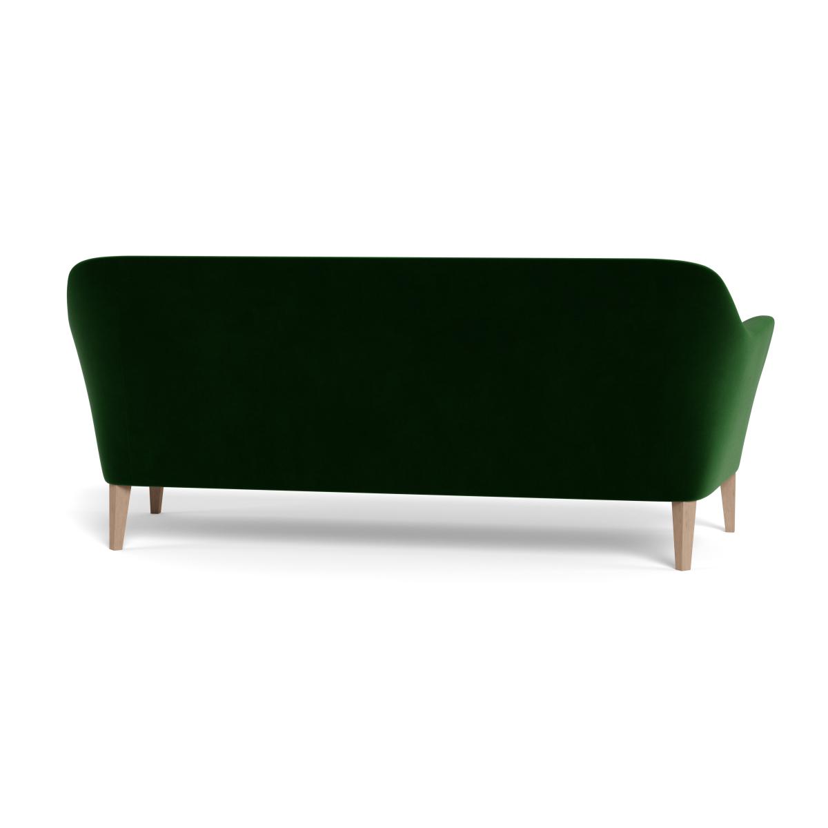 Heal's Wallis 4 Seater Sofa Smart Velvet Forest Stained Oak Feet – image 6