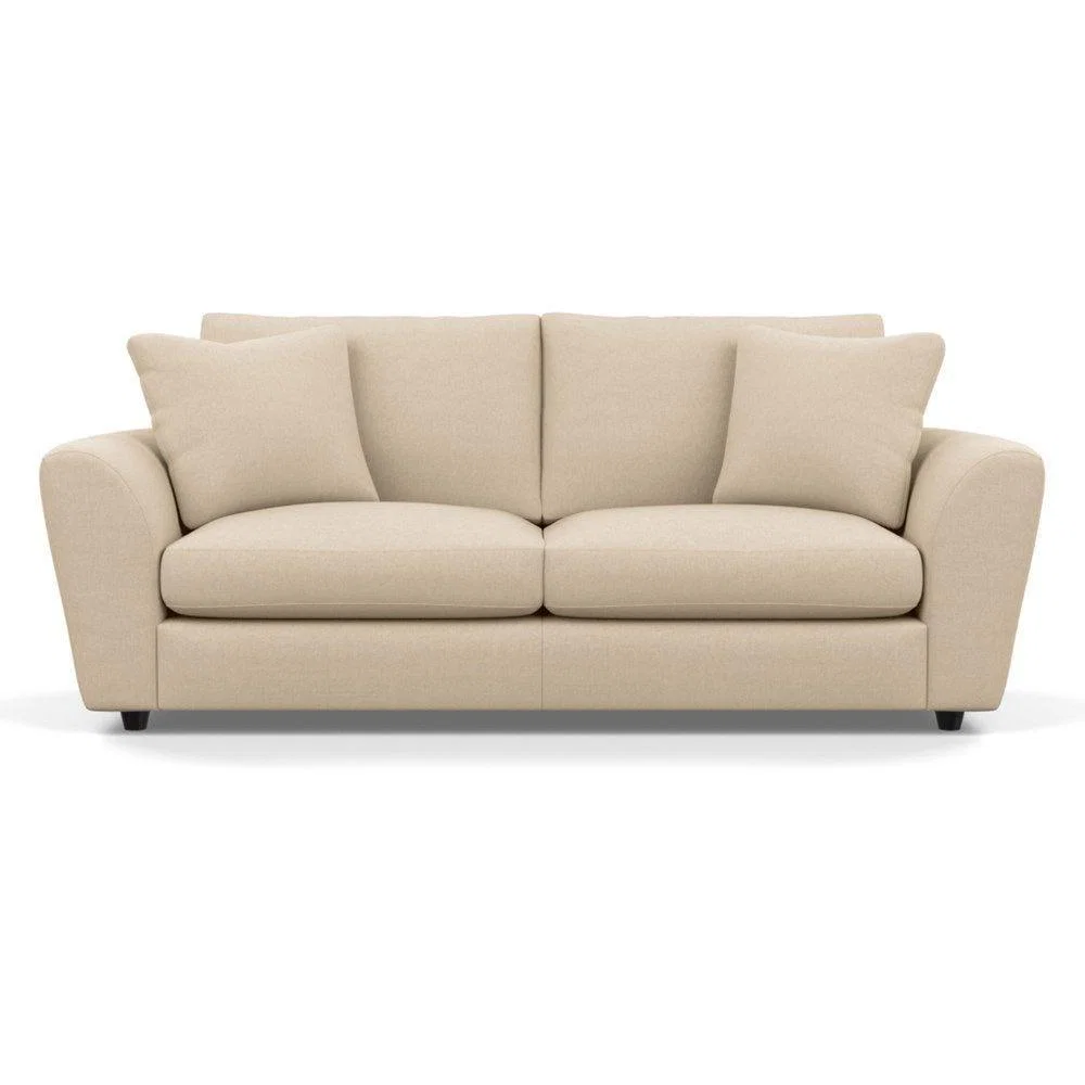 Heal's Snooze 4 Seater Sofa Velvet Mink Black Feet - Heal's UK Furniture – image 12
