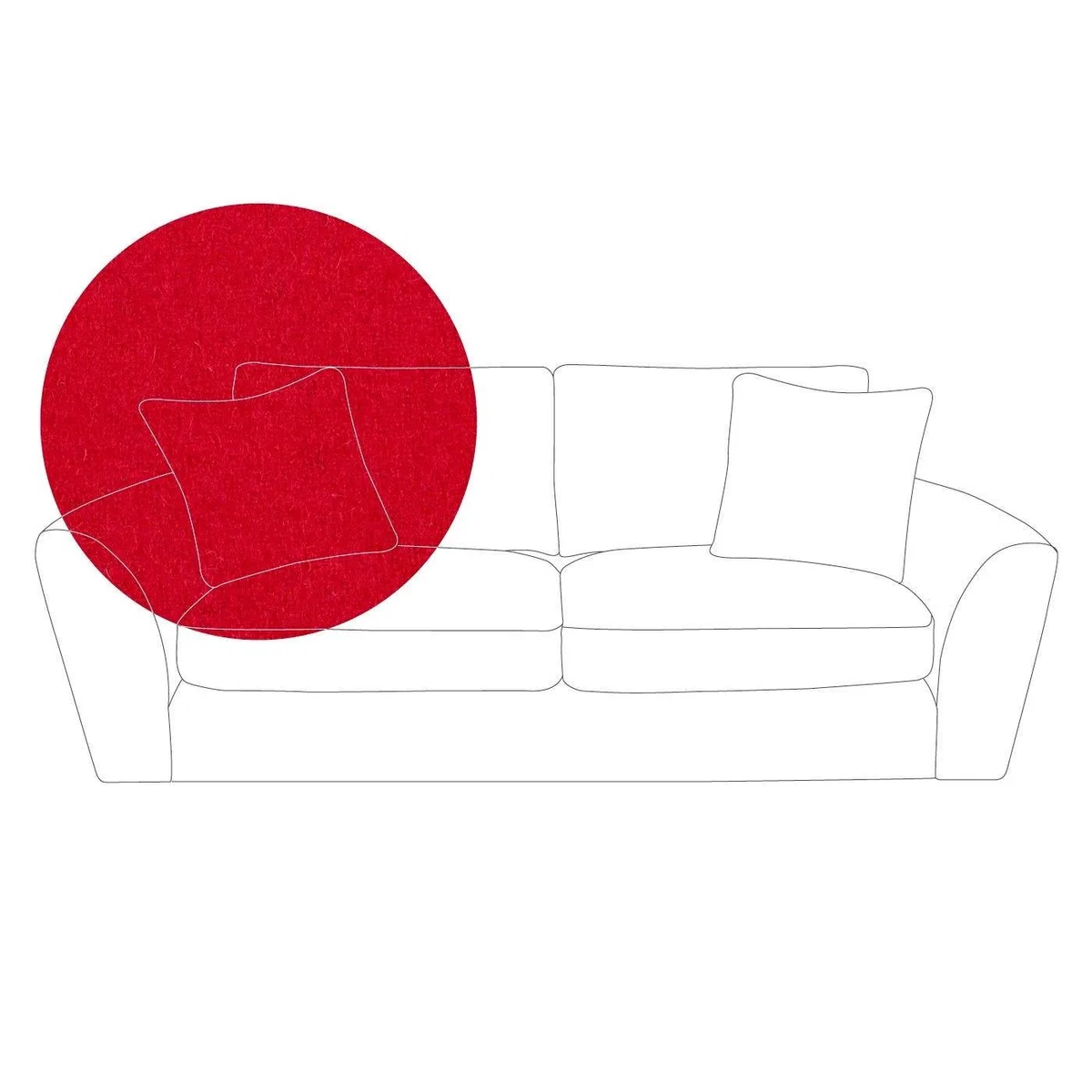 Heal's Snooze 4 Seater Sofa Velvet Mink Black Feet - Heal's UK Furniture – image 13