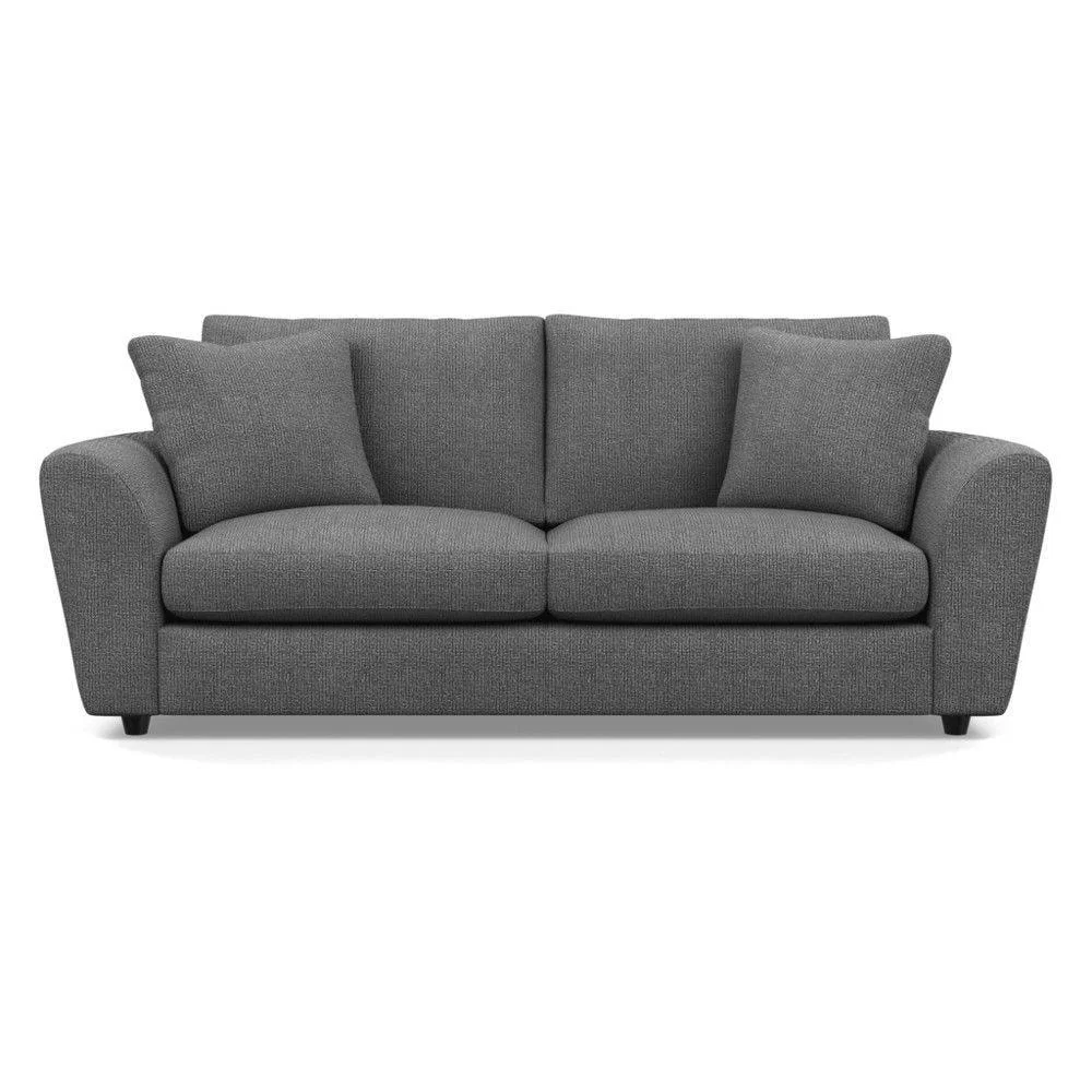 Heal's Snooze 4 Seater Sofa Velvet Mink Black Feet - Heal's UK Furniture – image 14