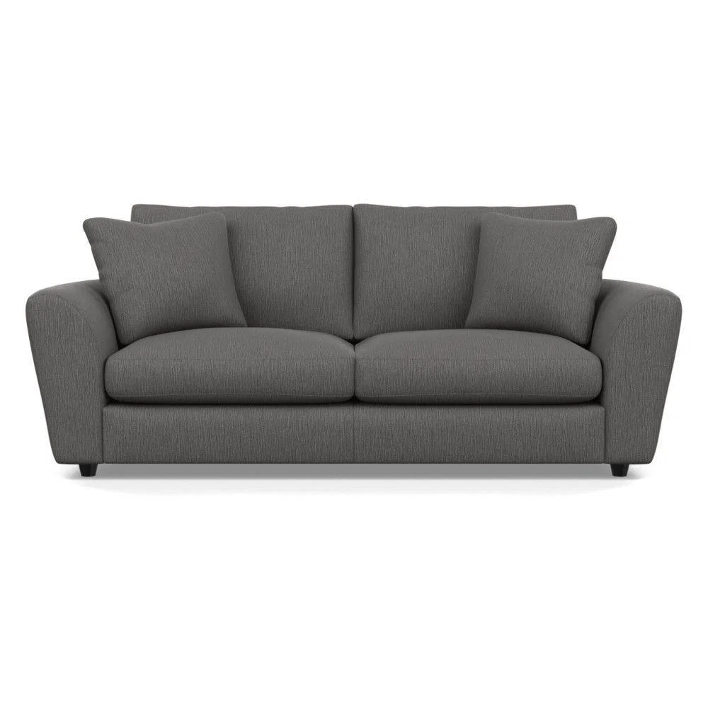 Heal's Snooze 4 Seater Sofa Velvet Mink Black Feet - Heal's UK Furniture – image 16