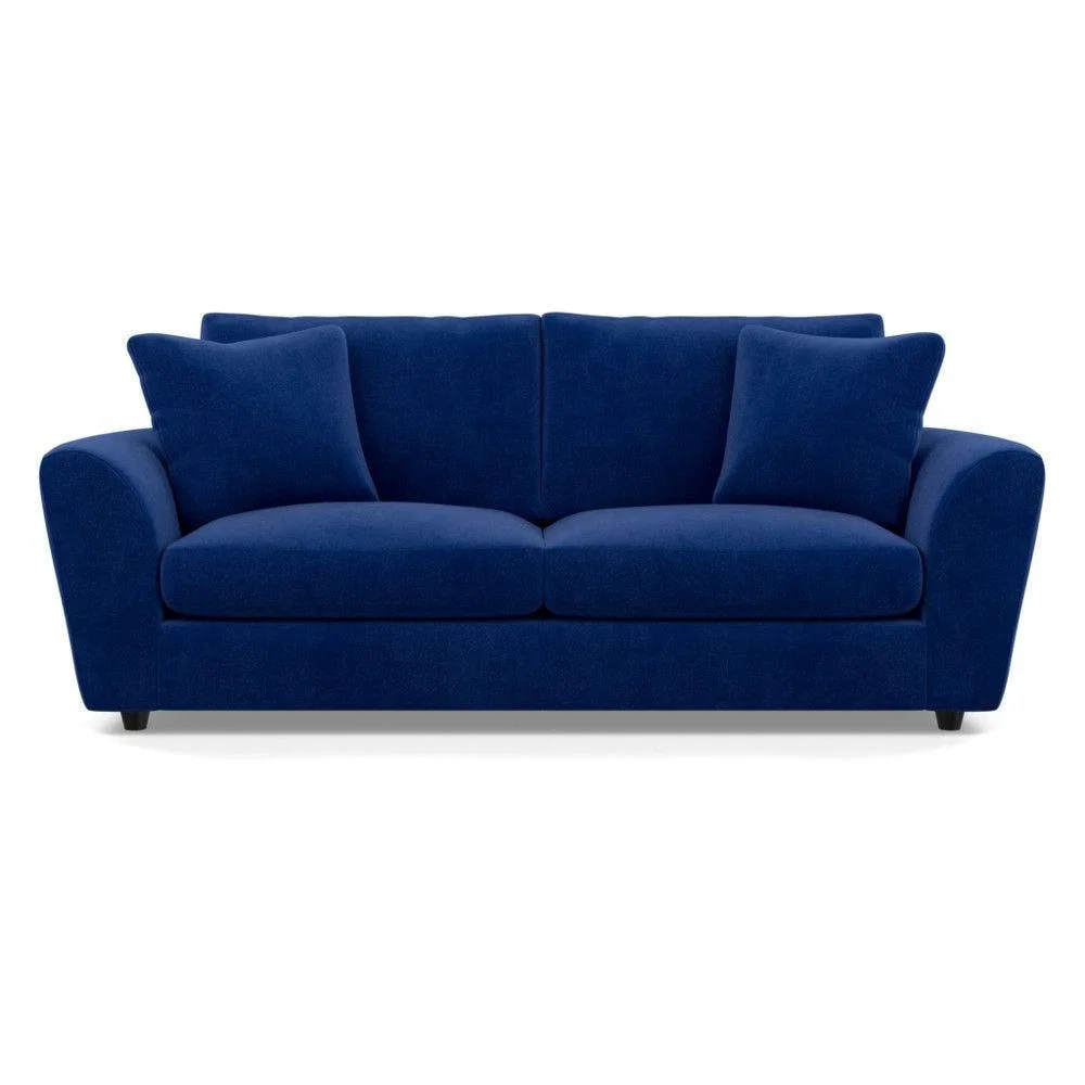 Heal's Snooze 4 Seater Sofa Velvet Mink Black Feet - Heal's UK Furniture – image 18