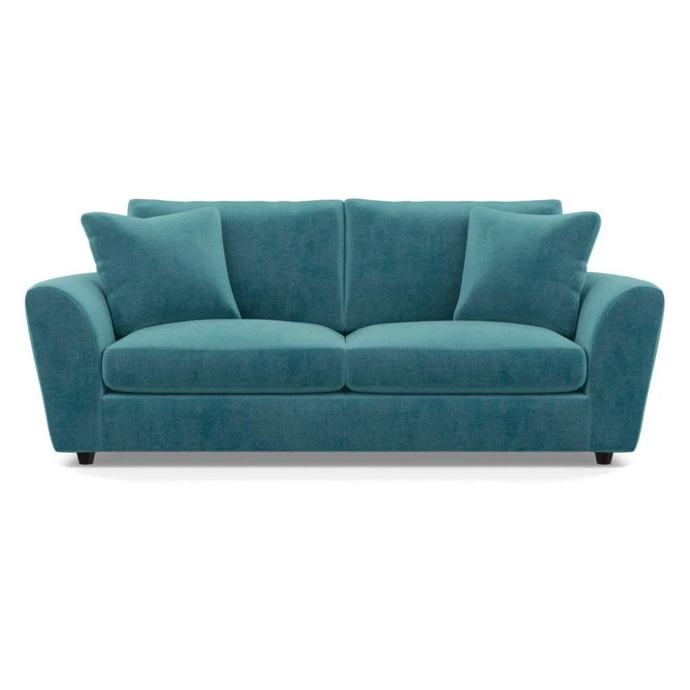 Heal's Snooze 4 Seater Sofa Velvet Mink Black Feet - Heal's UK Furniture – image 22
