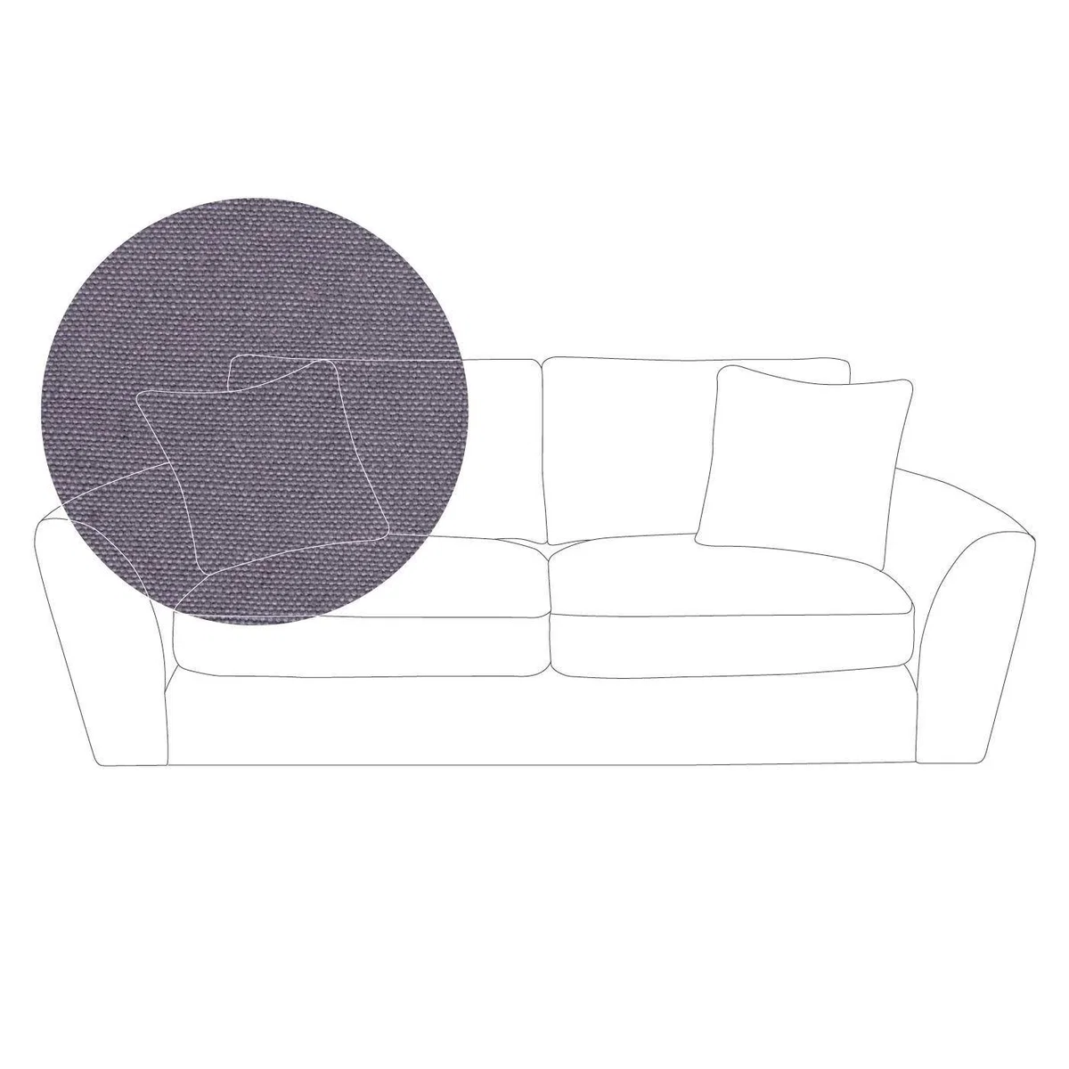 Heal's Snooze 4 Seater Sofa Velvet Mink Black Feet - Heal's UK Furniture – image 24