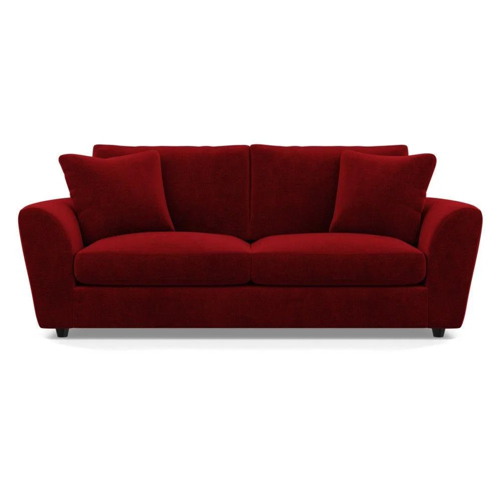 Heal's Snooze 4 Seater Sofa Velvet Mink Black Feet - Heal's UK Furniture – image 27
