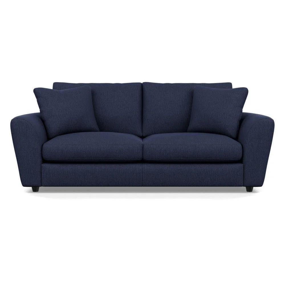 Heal's Snooze 4 Seater Sofa Velvet Mink Black Feet - Heal's UK Furniture – image 4