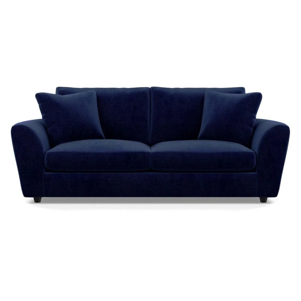 Heal's Snooze 4 Seater Sofa Velvet Mink Black Feet - Heal's UK Furniture – image 33
