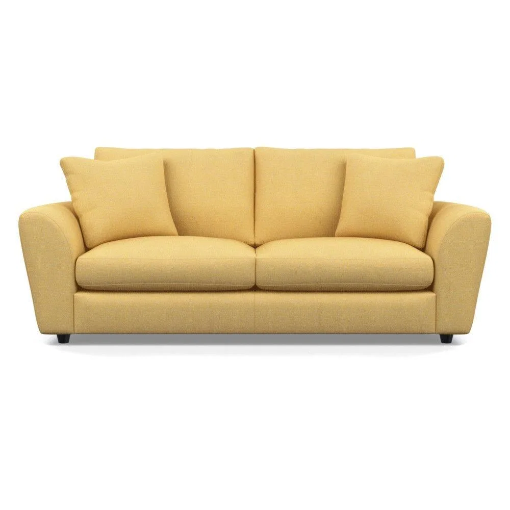 Heal's Snooze 4 Seater Sofa Velvet Mink Black Feet - Heal's UK Furniture – image 36