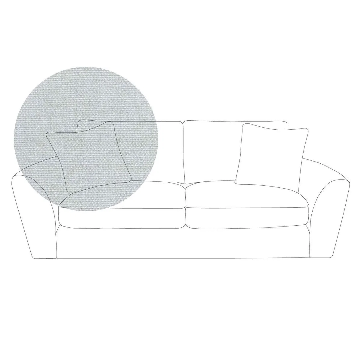 Heal's Snooze 4 Seater Sofa Velvet Mink Black Feet - Heal's UK Furniture – image 37
