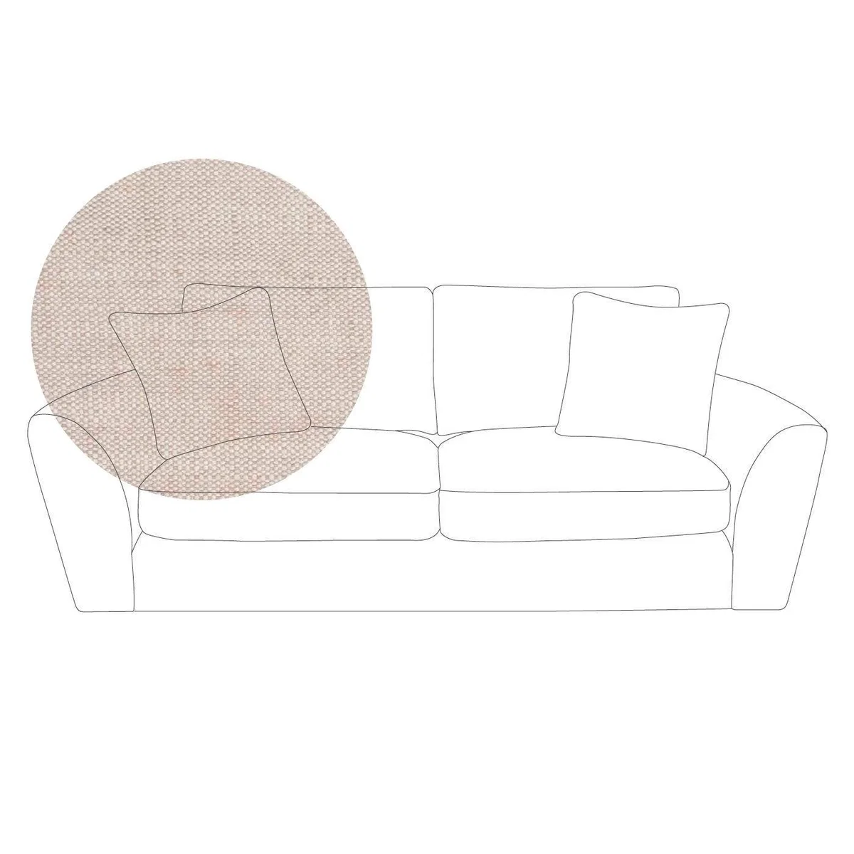 Heal's Snooze 4 Seater Sofa Velvet Mink Black Feet - Heal's UK Furniture – image 38