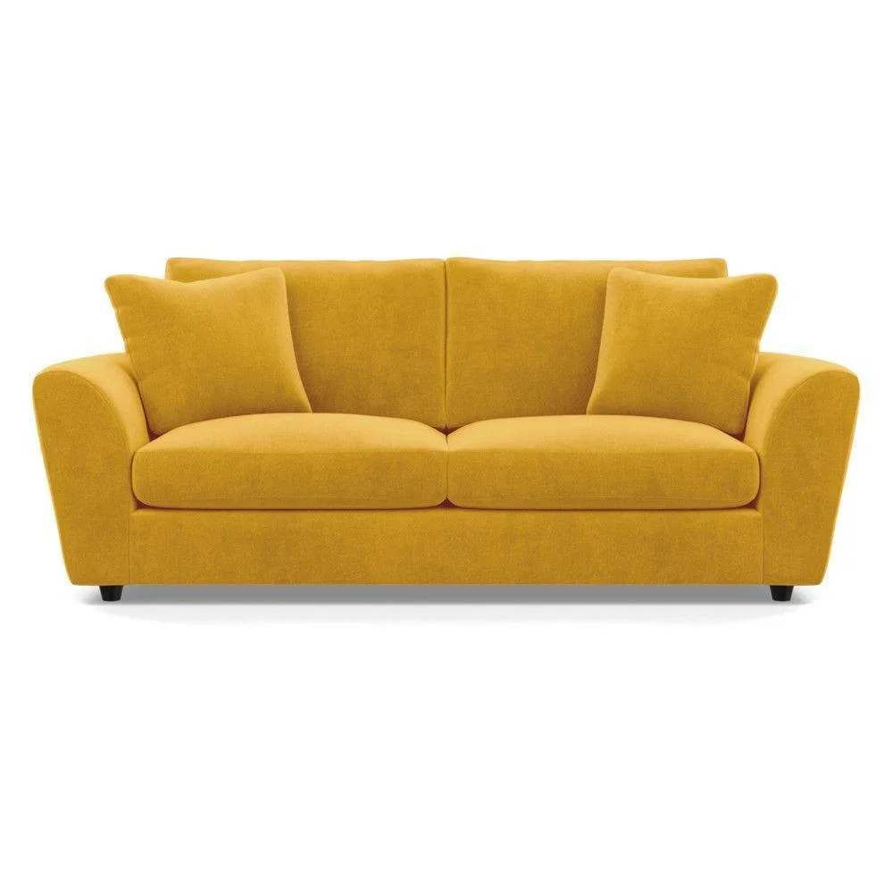 Heal's Snooze 4 Seater Sofa Velvet Mink Black Feet - Heal's UK Furniture – image 39