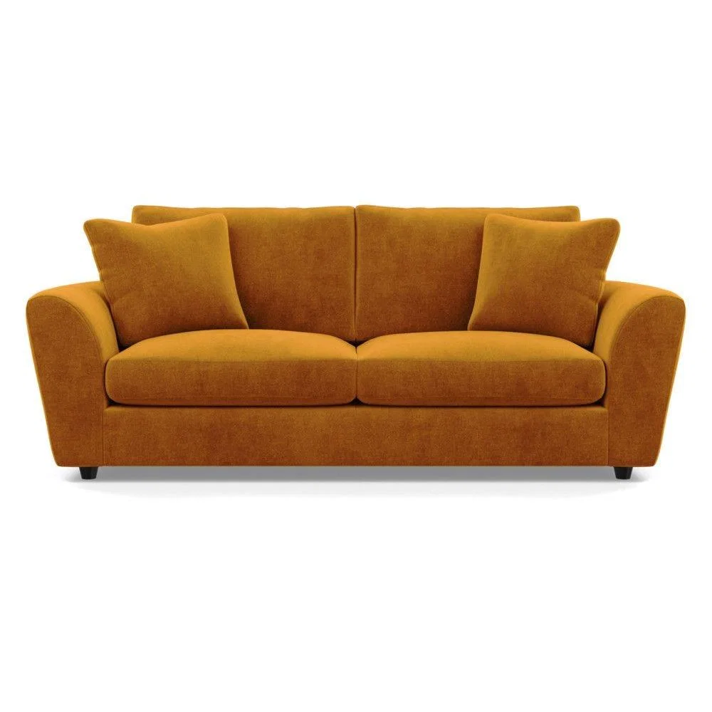 Heal's Snooze 4 Seater Sofa Velvet Mink Black Feet - Heal's UK Furniture – image 40