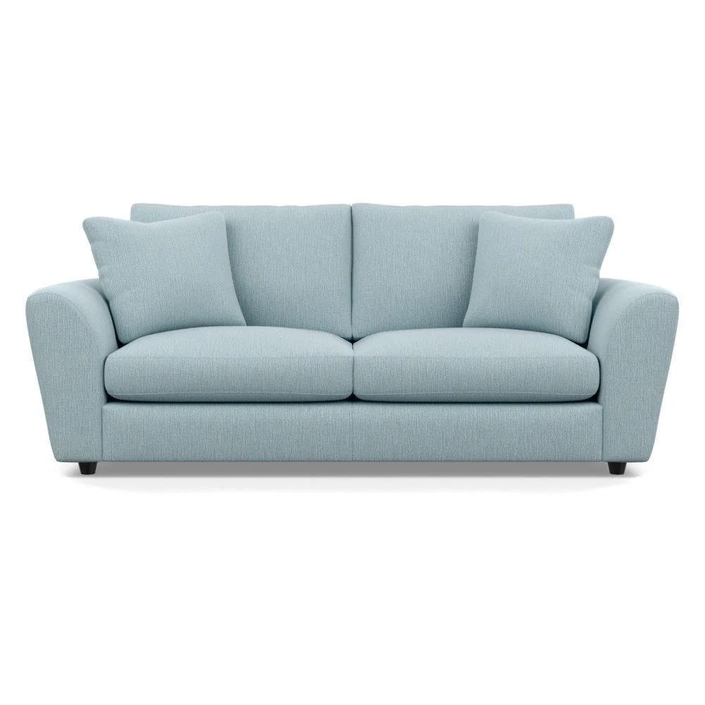 Heal's Snooze 4 Seater Sofa Velvet Mink Black Feet - Heal's UK Furniture – image 7
