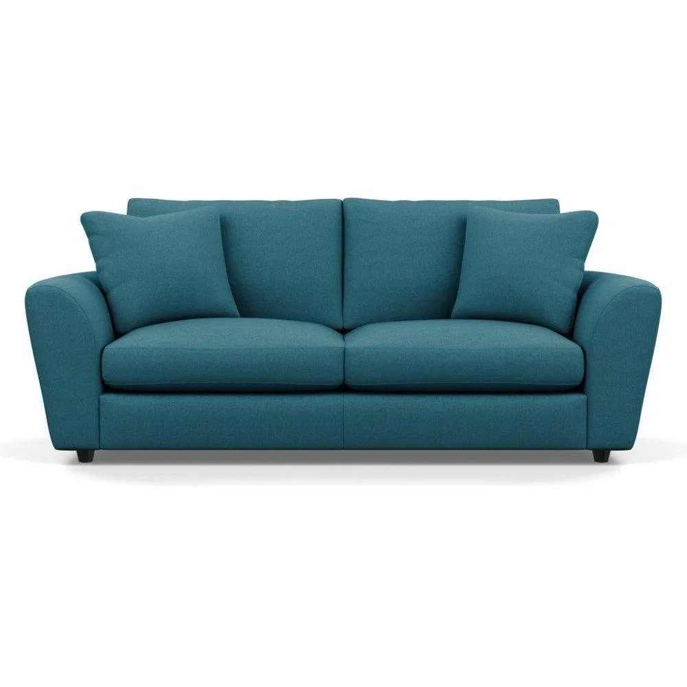 Heal's Snooze 4 Seater Sofa Velvet Mink Black Feet - Heal's UK Furniture – image 8