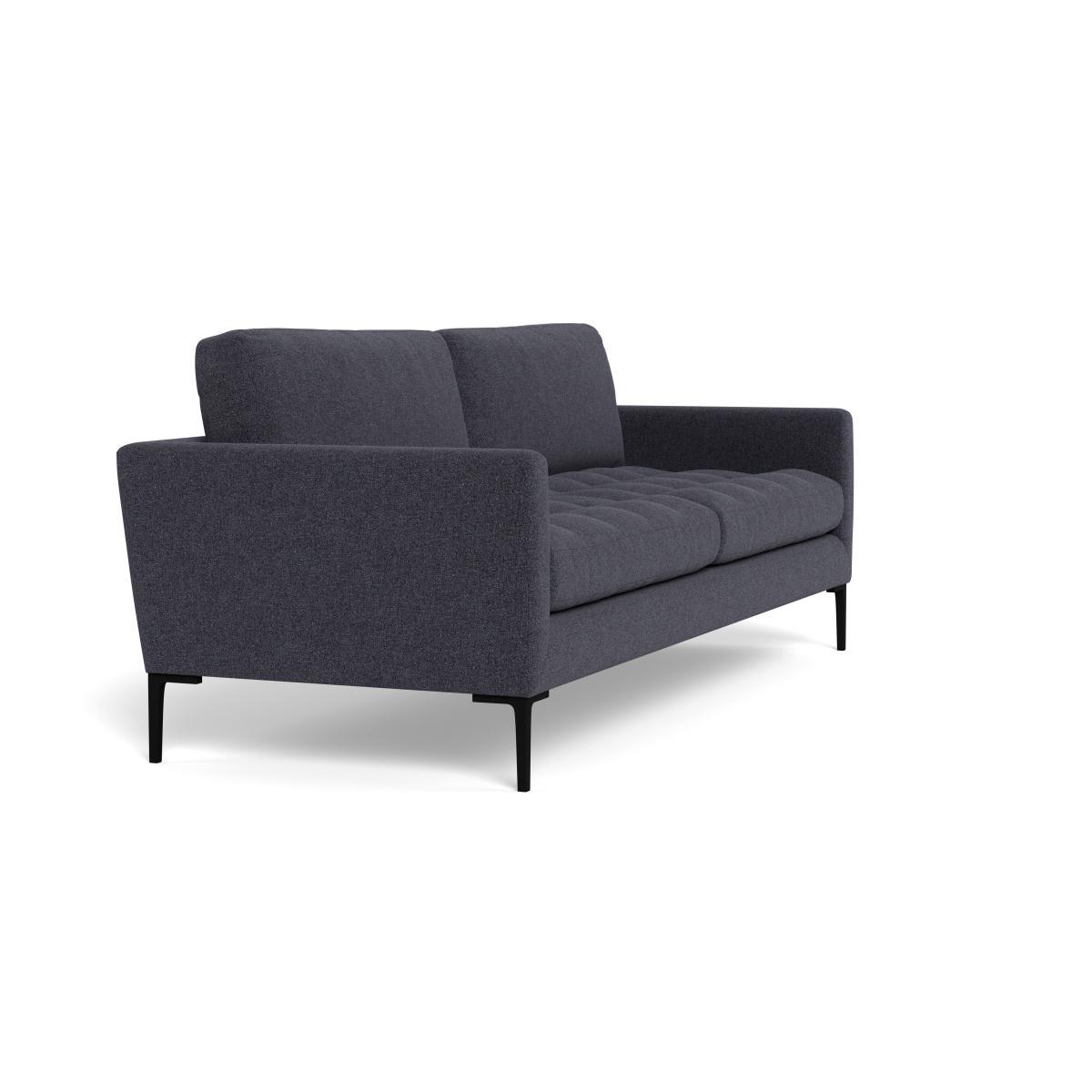 Heal's Eton 4 Seater Sofa Texture Soot Black Feet - Heal's UK Furniture – image 2