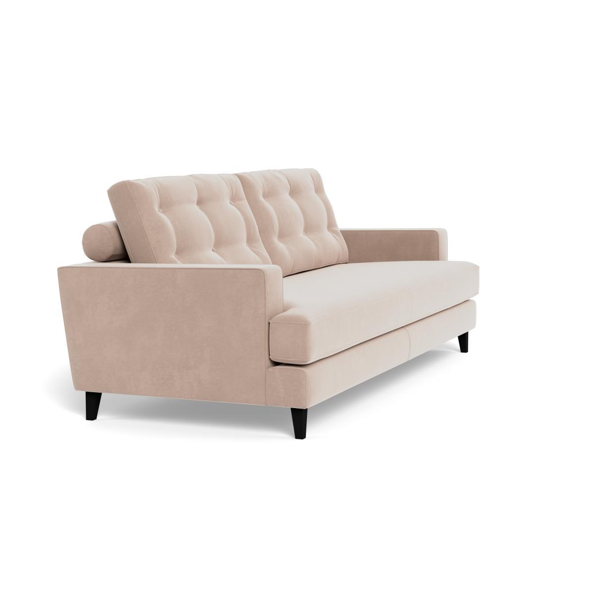 Heal's Mistral 4 Seater Sofa Smart Velvet Pebble Natural Feet - Heal's UK Furniture – image 2