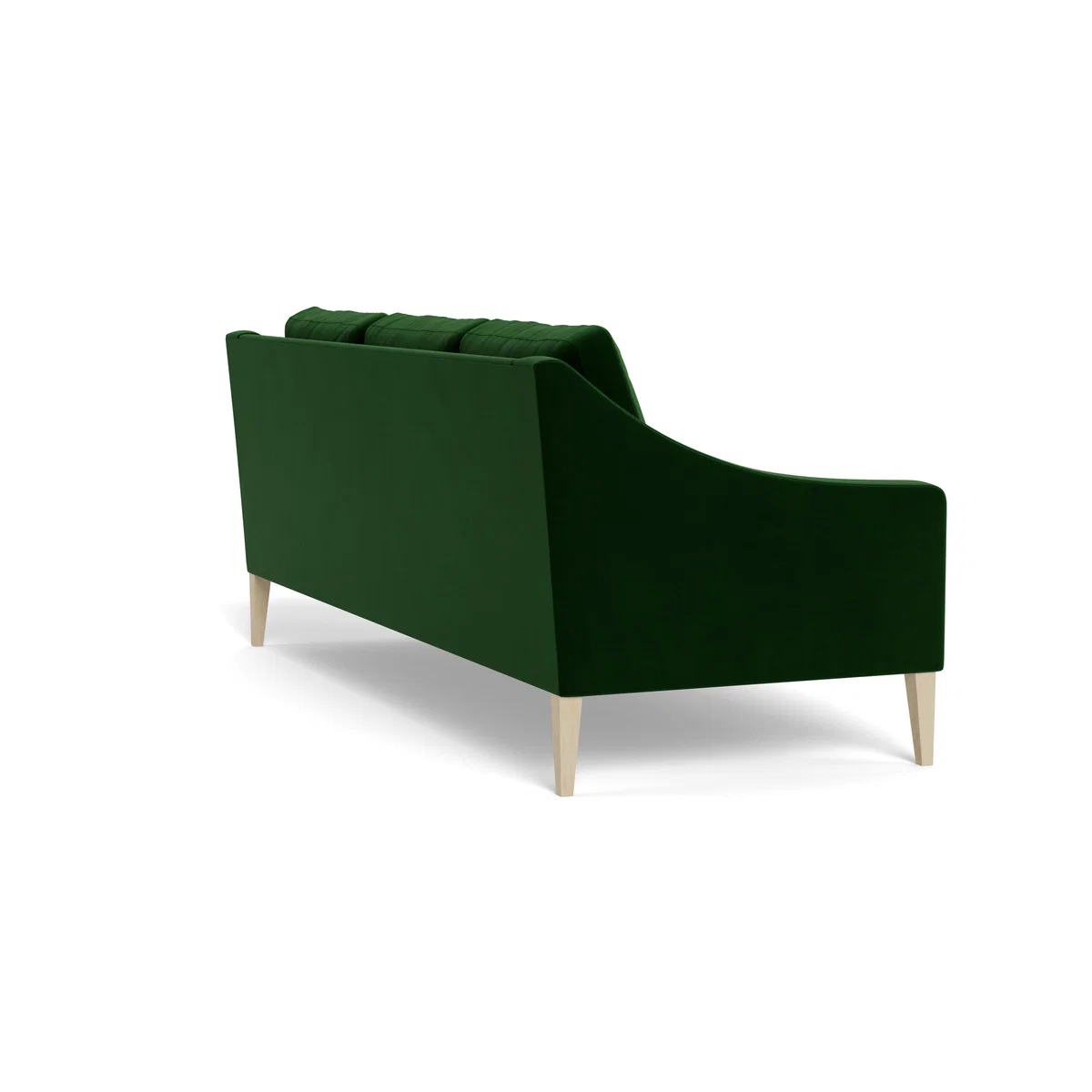 Heal's Richmond 4 Seater Sofa Smart Velvet Forest Black Feet – image 5