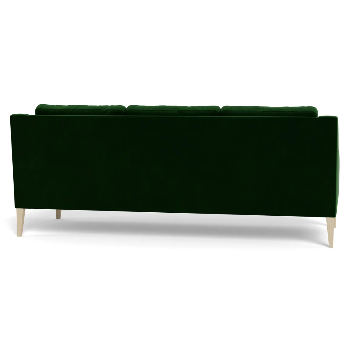 Heal's Richmond 4 Seater Sofa Smart Velvet Forest Black Feet – image 6