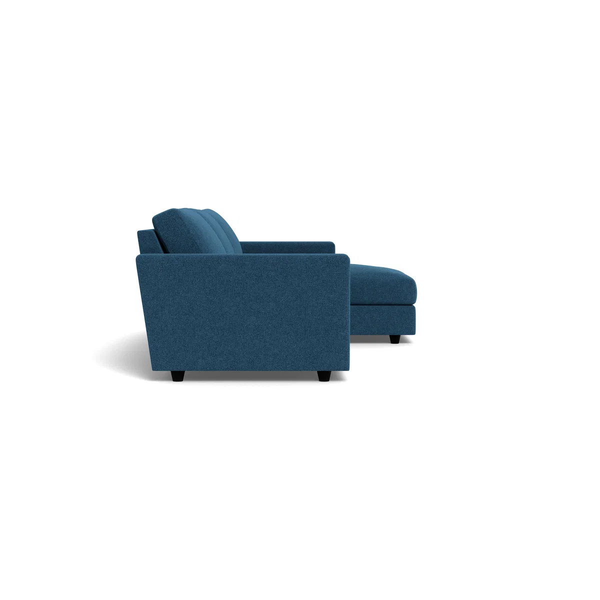 Heal's Nimbus II RHF 4 Str Corner Chaise Texture Ink Black Feet - Heal's UK Furniture – image 3