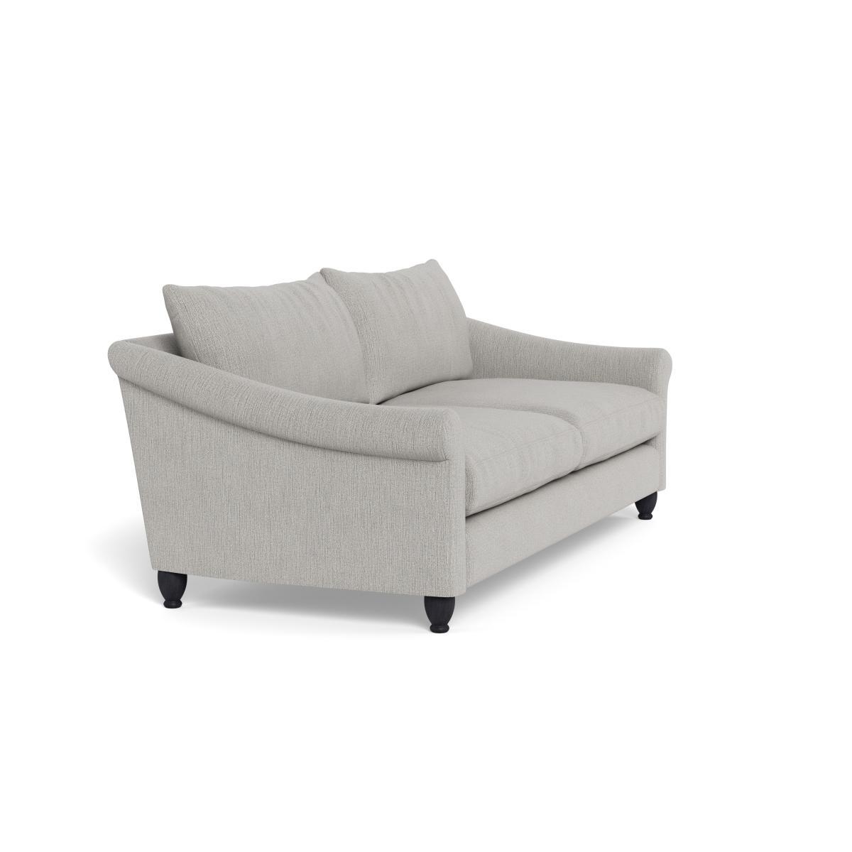 Heal's Devon 4 Seater Smart Linen Mix Silver Natural Ash Feet - Heal's UK Furniture – image 2