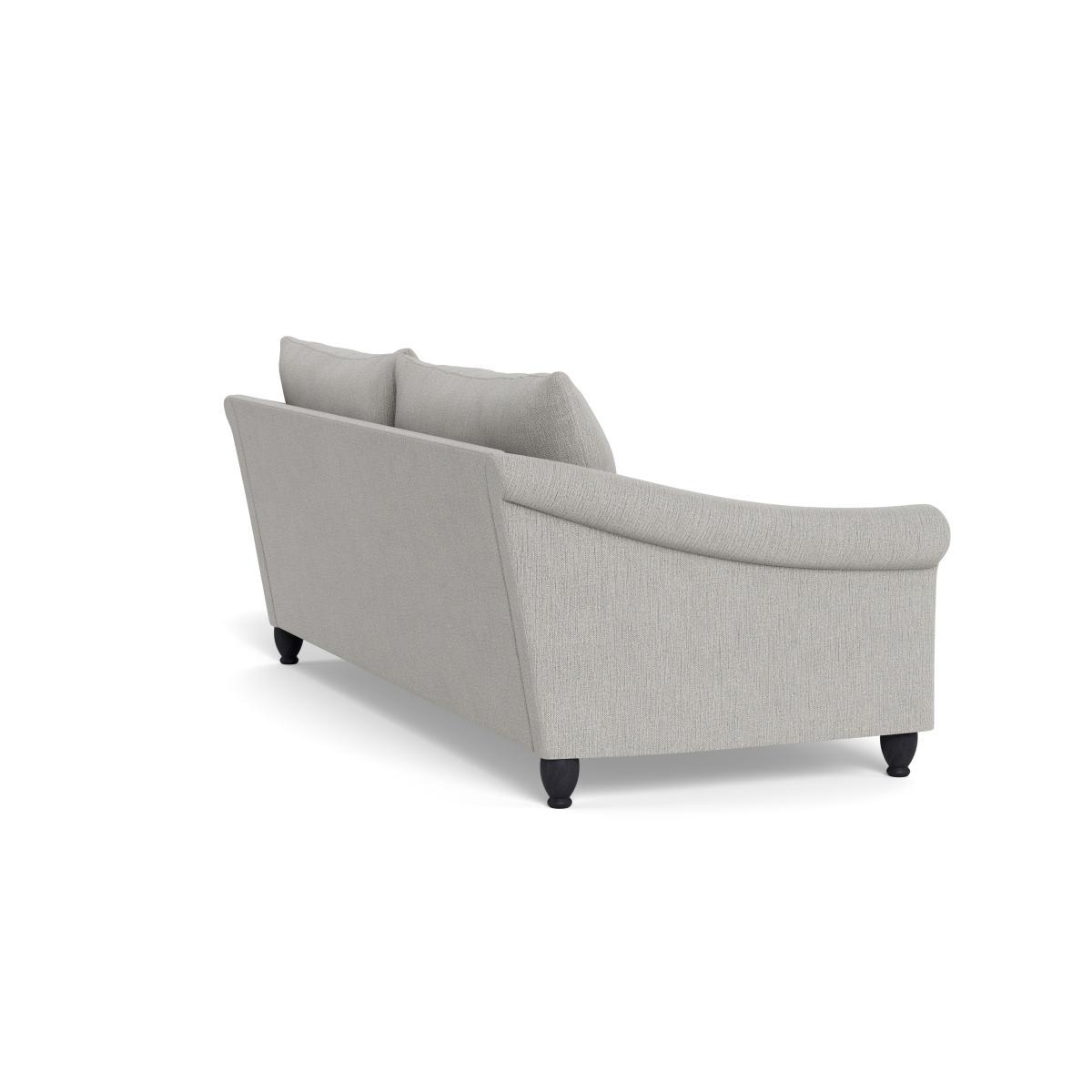 Heal's Devon 4 Seater Smart Linen Mix Silver Natural Ash Feet - Heal's UK Furniture – image 4