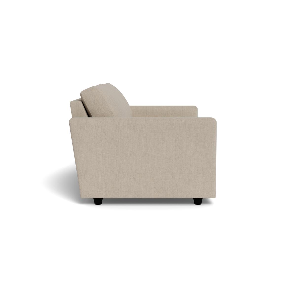Heal's Nimbus 4 Seater Sofa Broad Weave Putty Black Feet – image 3