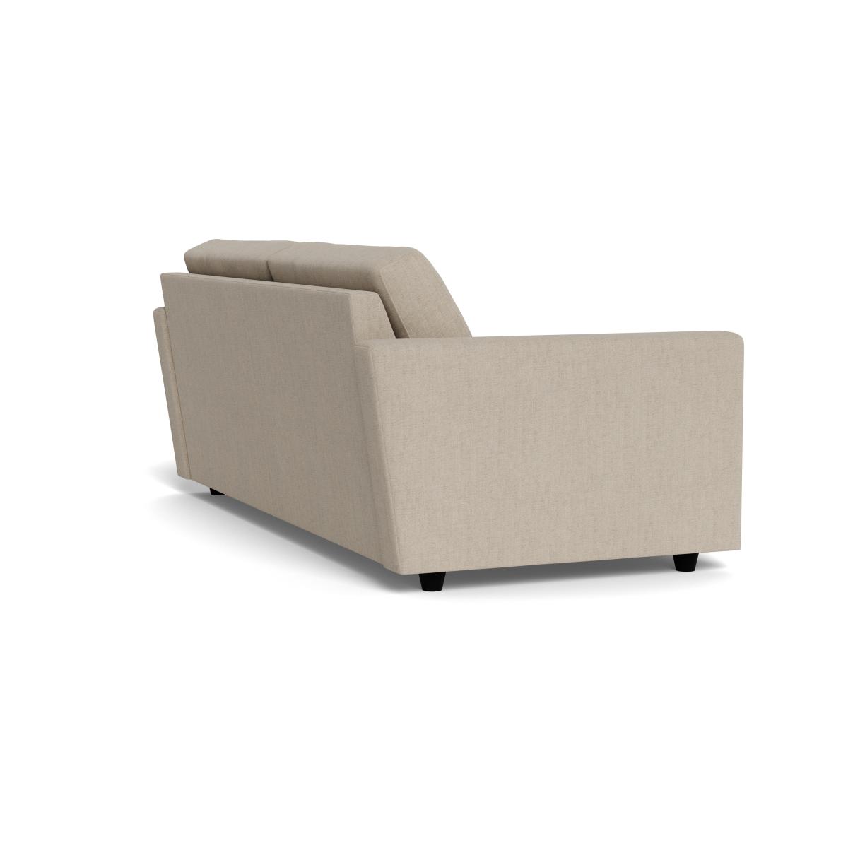 Heal's Nimbus 4 Seater Sofa Broad Weave Putty Black Feet – image 4