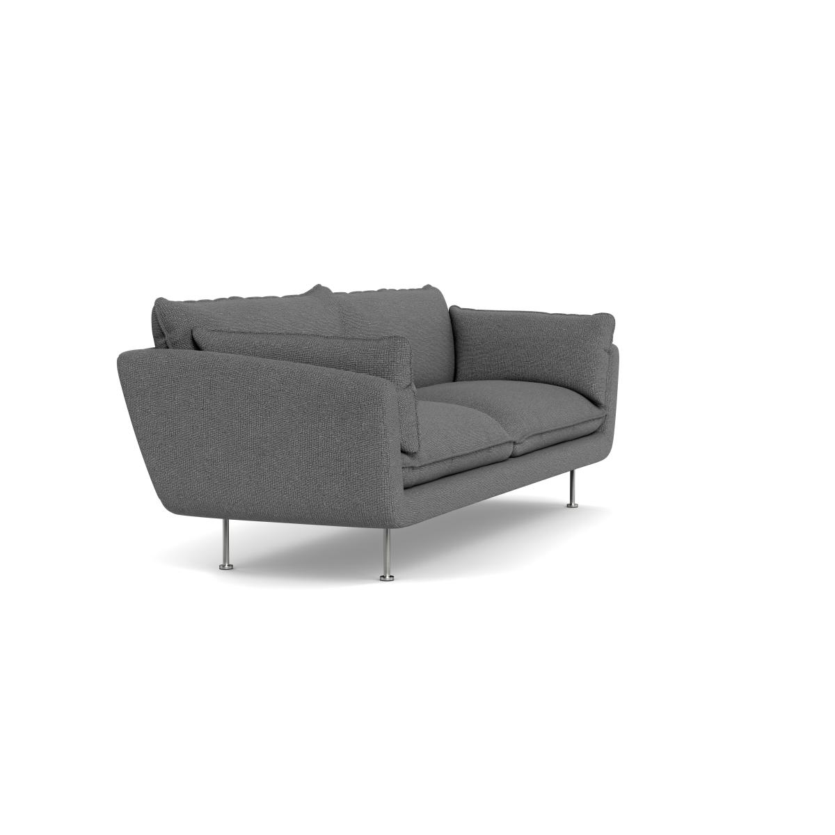 Heal's Allora 4 Seater Sofa Tejo Recycled Noir Black Feet – image 3