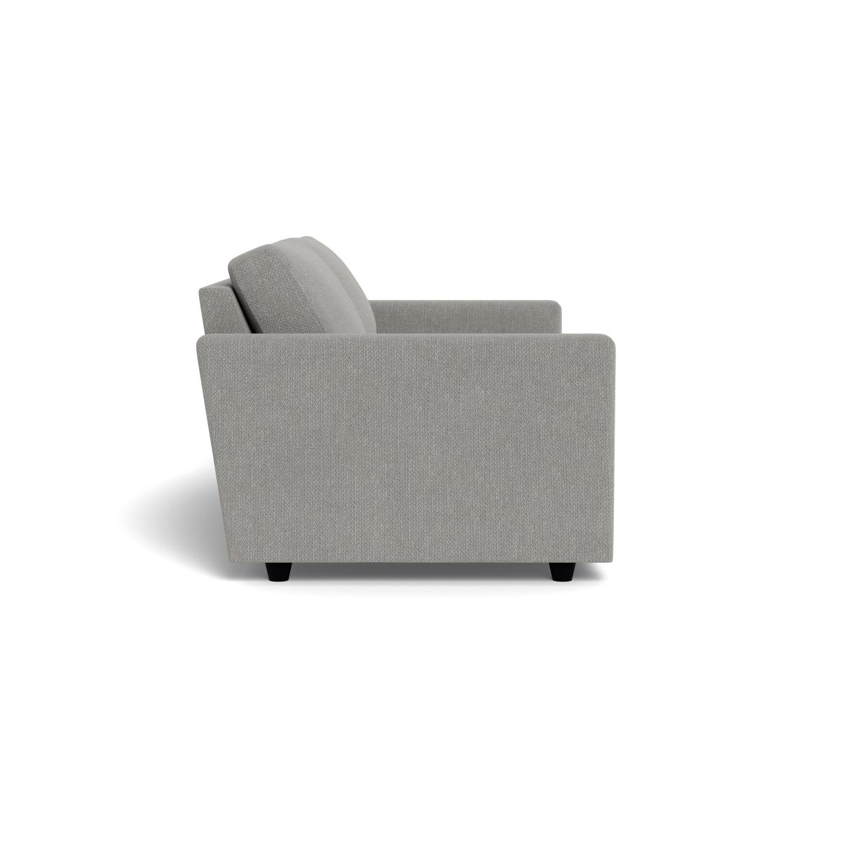 Heal's Nimbus II 4 Seater Sofa Texture Pale Grey Black Feet – image 3