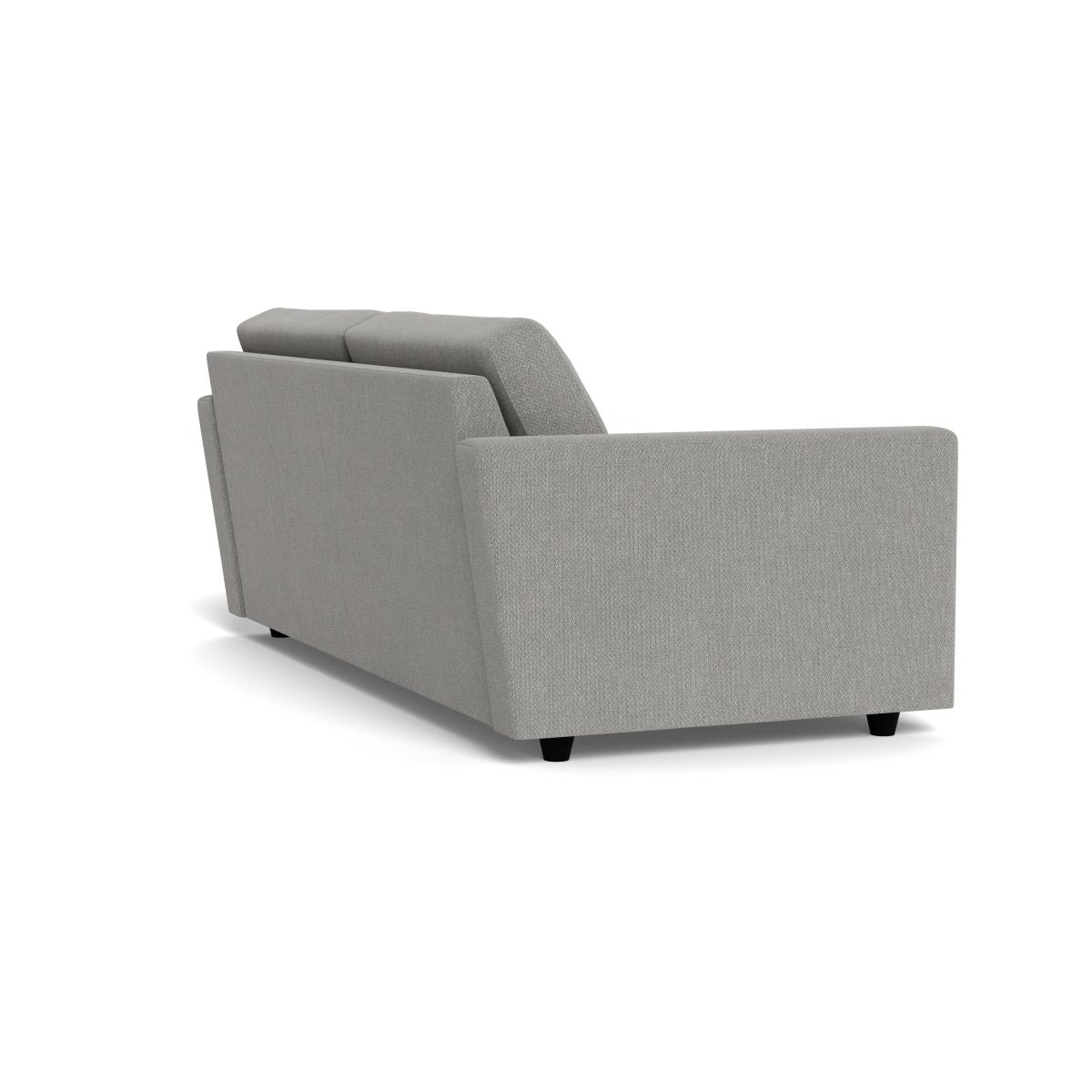 Heal's Nimbus II 4 Seater Sofa Texture Pale Grey Black Feet – image 4