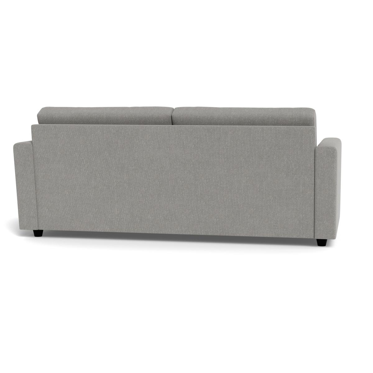 Heal's Nimbus II 4 Seater Sofa Texture Pale Grey Black Feet – image 5