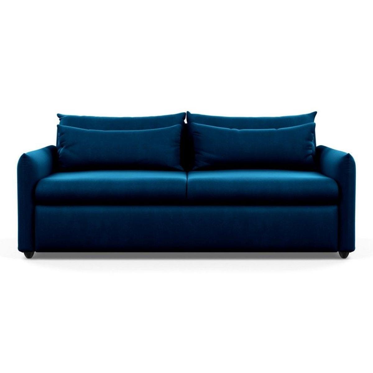 Heal's Pillow 4 Seater Sofa Melton Wool Shale Black - Heal's UK Furniture – image 15